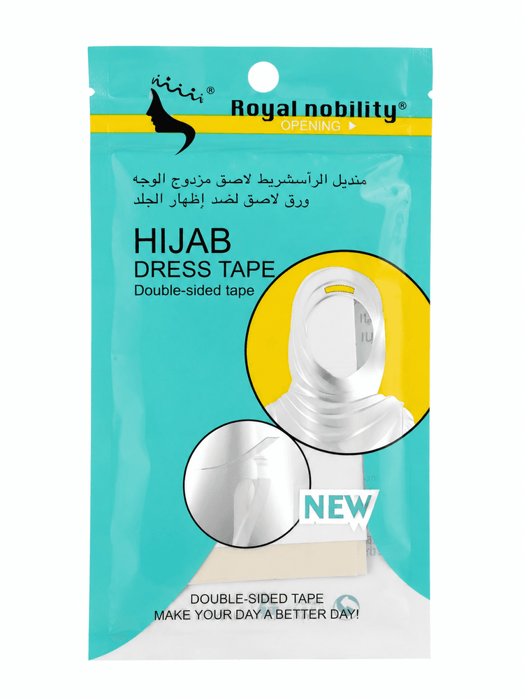 Hijab & Dress-Up Double-Sided Fabric Tape — Skin-Safe Medical Grade Adhesive