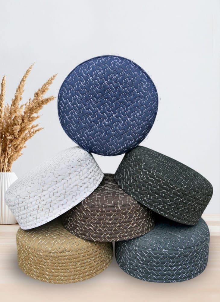 Select Wisdom Koofi - Premium Woven Prayer Cap — Premium Fabric