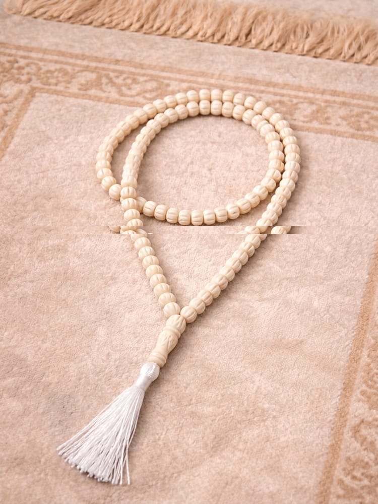 Select Camel Bone Tasbeeh 03 — Premium Fabric