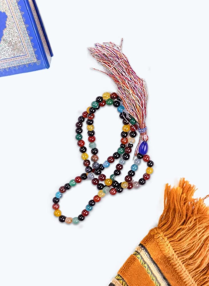 Select Multi Marble Tasbeeh Small — Premium Fabric